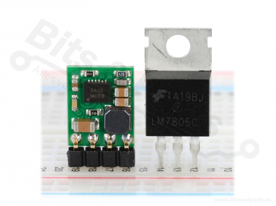 Buckconverter Step Down DC-DC Uin:3,8-42V Uout:3,3V 600mA - Pololu 2106